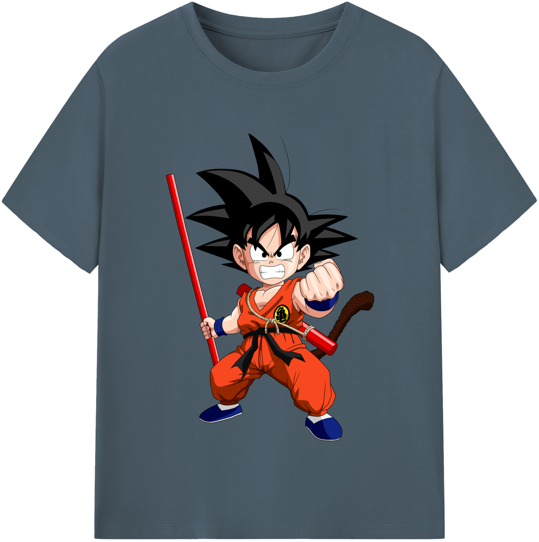 （画像用） ドラゴンボール 孫悟空（そん ごくう）Son Goku カカロット DRAGON BALL Kakarotto 綿100％半袖Tシャツ（フロントプリント）